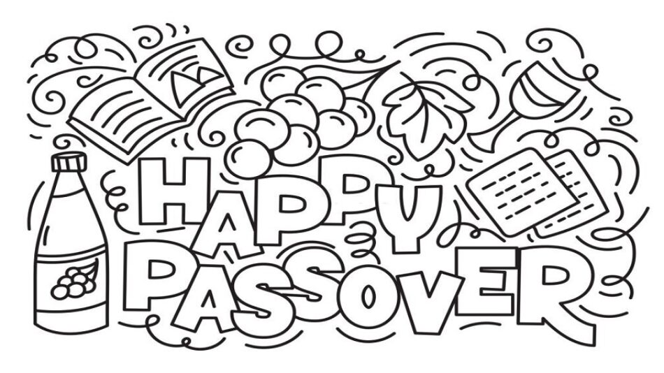 Passover coloring pages