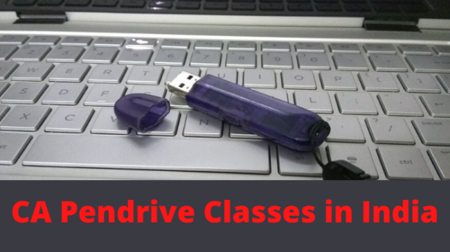 CA pen drive classes