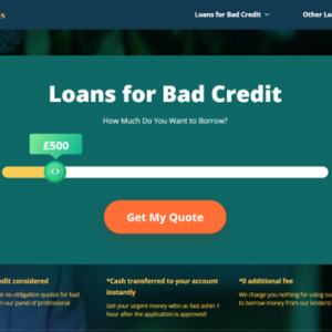 obtain a loan with bad credit